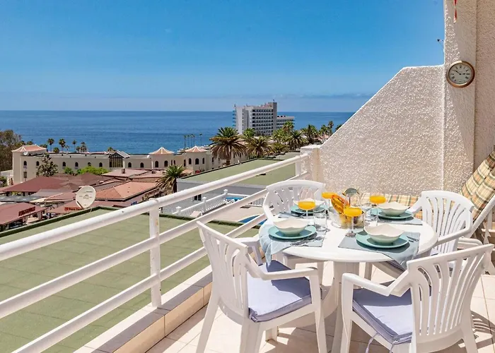 Sunny Oceanview Terrace By Dream Homes Tenerife Lägenhet *