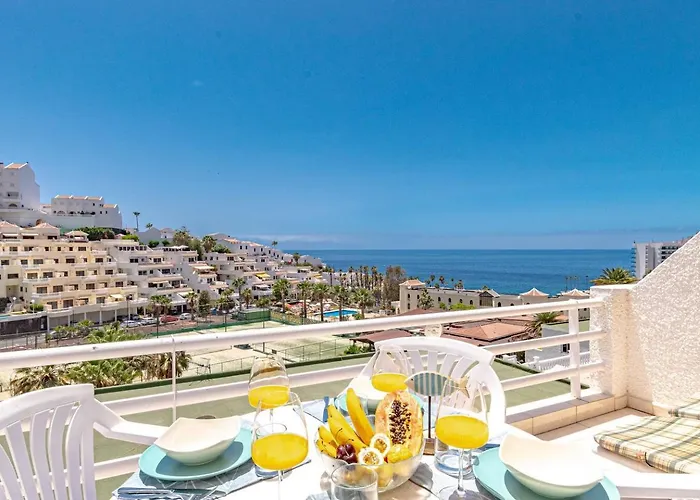 Sunny Oceanview Terrace By Dream Homes Tenerife
