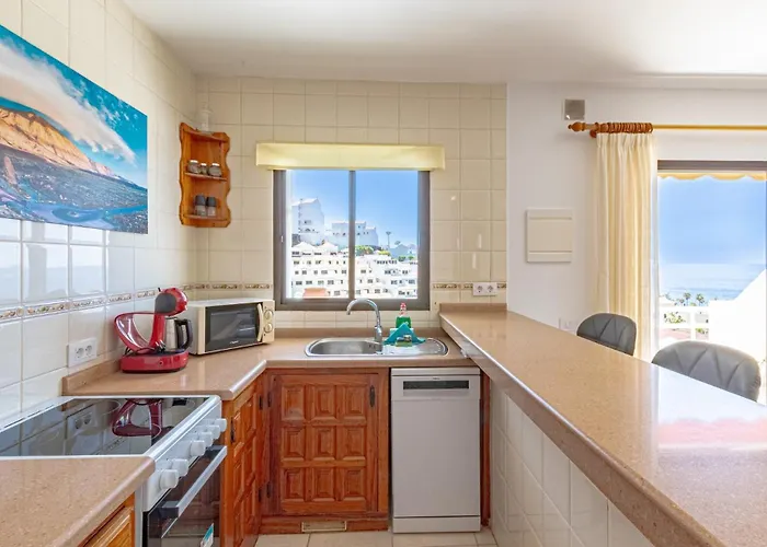 Sunny Oceanview Terrace By Dream Homes Tenerife Lägenhet *