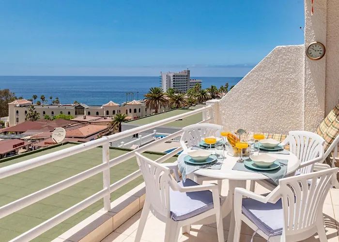Sunny Oceanview Terrace By Dream Homes Tenerife *